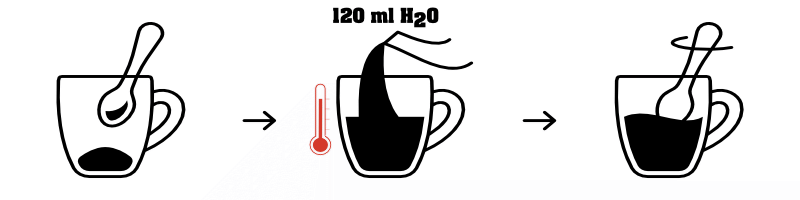 120ml hot water